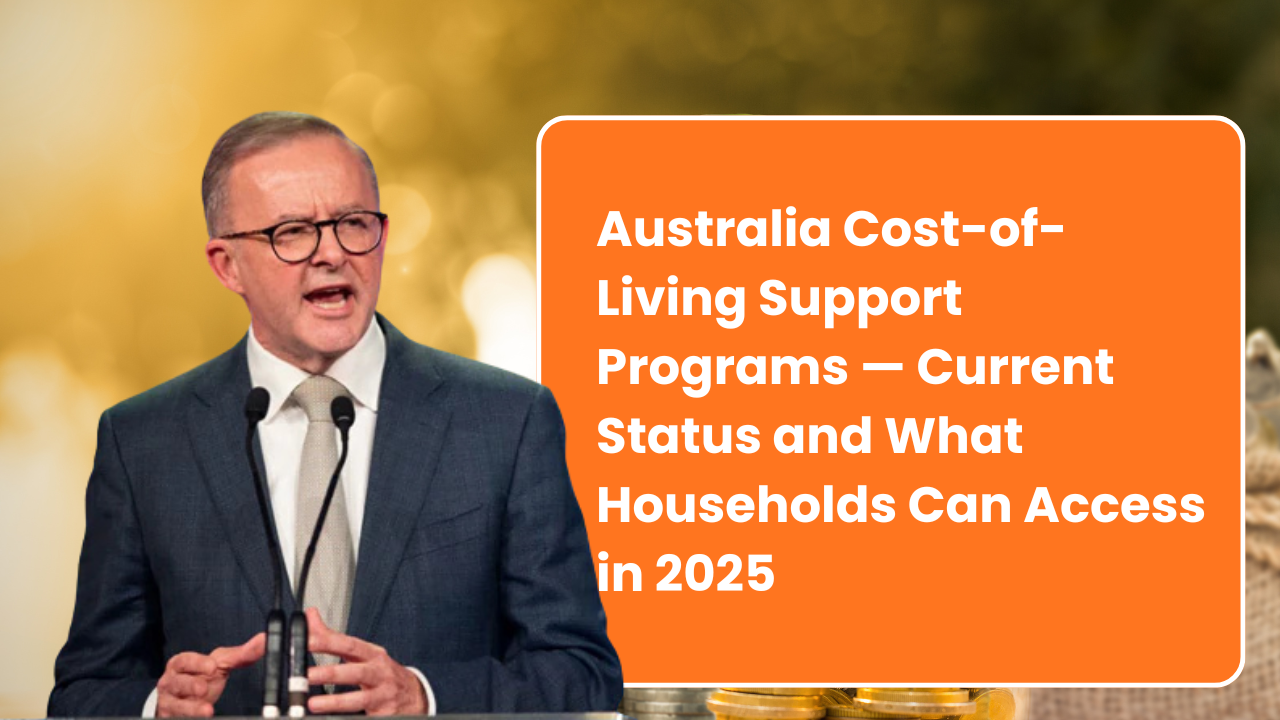 Australia Cost-of-Living Support Programs — Current Status and What Households Can Access in 2025