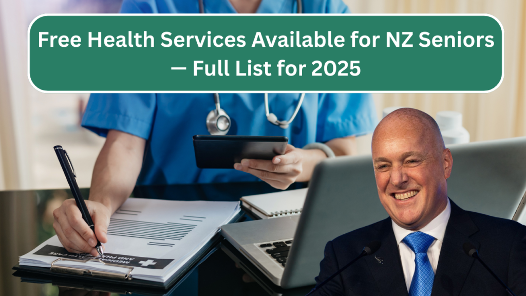 Free Health Services Available for NZ Seniors — Full List for 2025