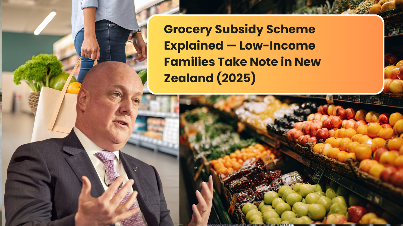 Grocery Subsidy Scheme Explained — Low-Income Families Take Note in New Zealand (2025)