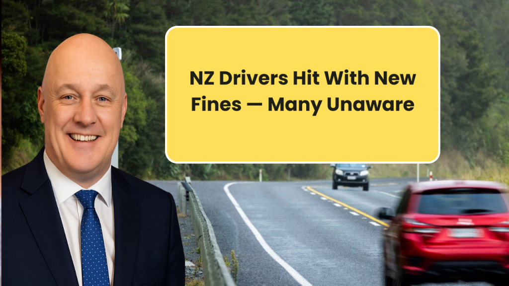 NZ Drivers Hit With New Fines — Many Unaware