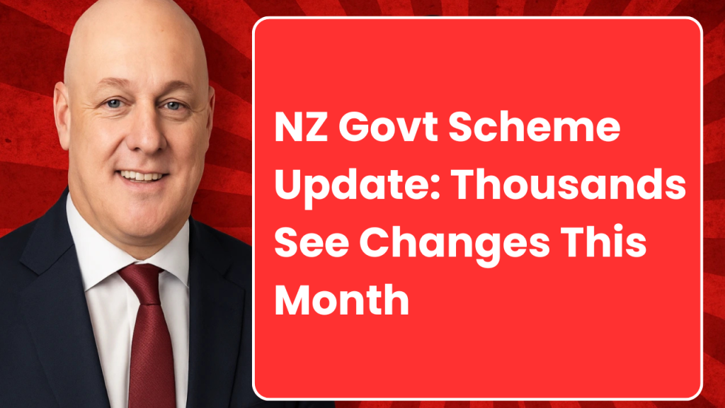 NZ Govt Scheme Update