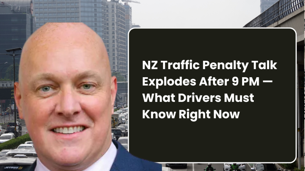 NZ Traffic Penalty Talk Explodes After 9 PM — What Drivers Must Know Right Now