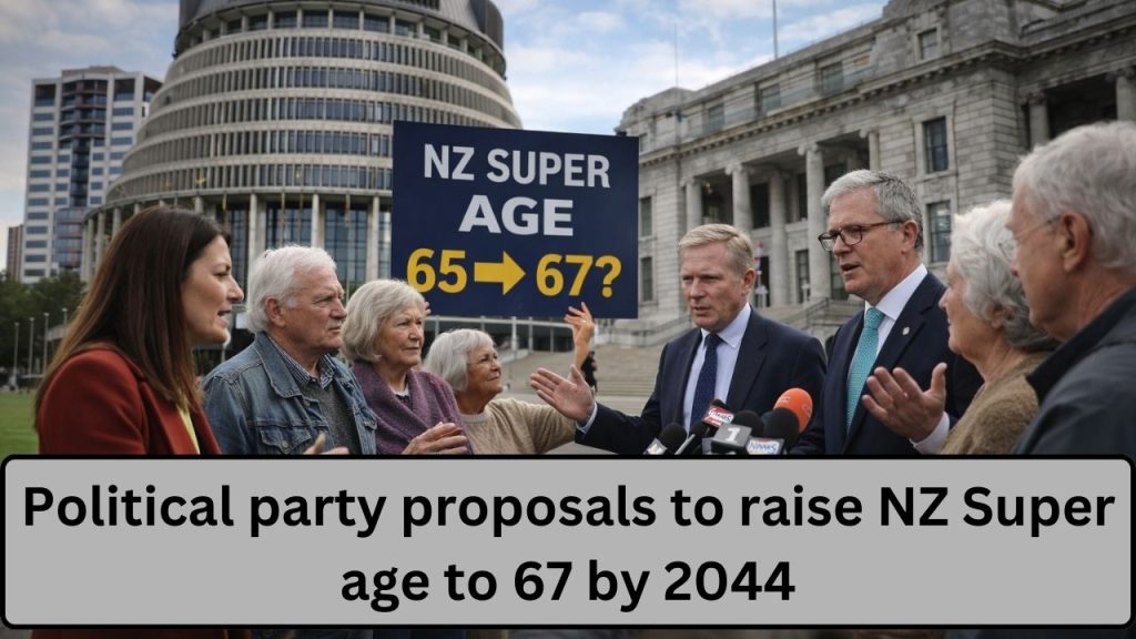 Political party proposals to raise NZ Super age to 67 by 2044