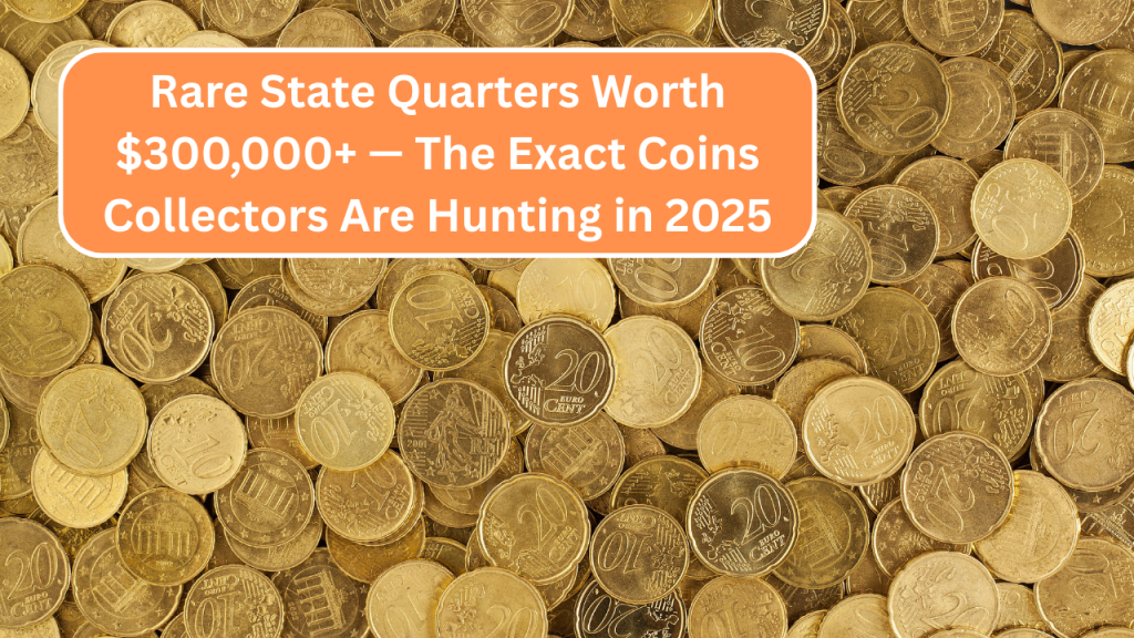 Rare State Quarters Worth $300,000+ — The Exact Coins Collectors Are Hunting in 2025