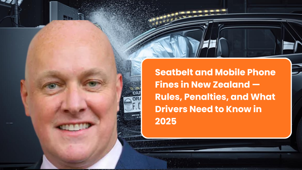 Seatbelt and Mobile Phone Fines in New Zealand — Rules, Penalties, and What Drivers Need to Know in 2025