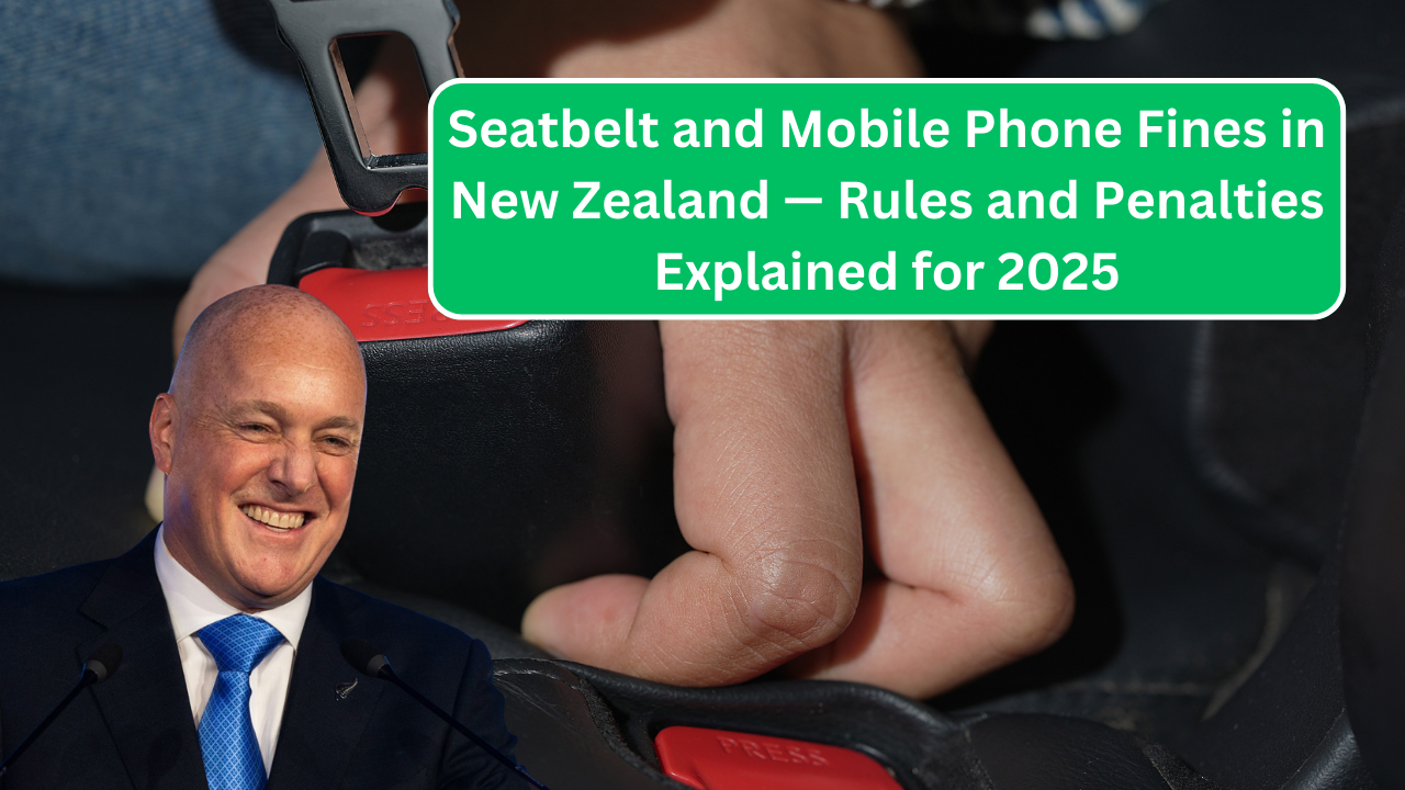 Seatbelt and Mobile Phone Fines in New Zealand — Rules and Penalties Explained for 2025