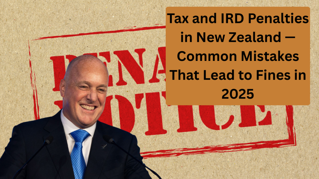 Tax and IRD Penalties in New Zealand — Common Mistakes That Lead to Fines in 2025