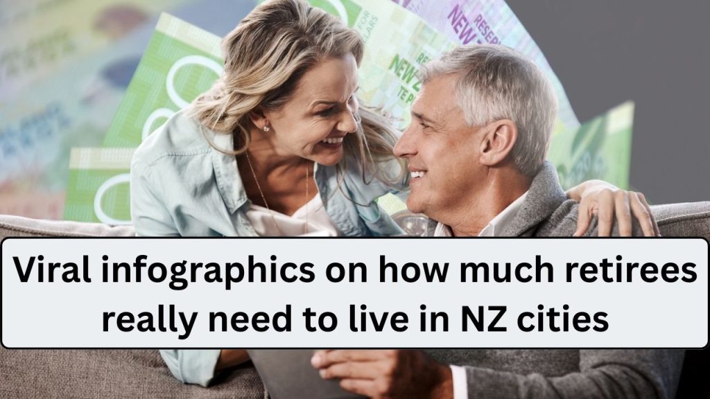 Viral infographics on how much retirees really need to live in NZ cities