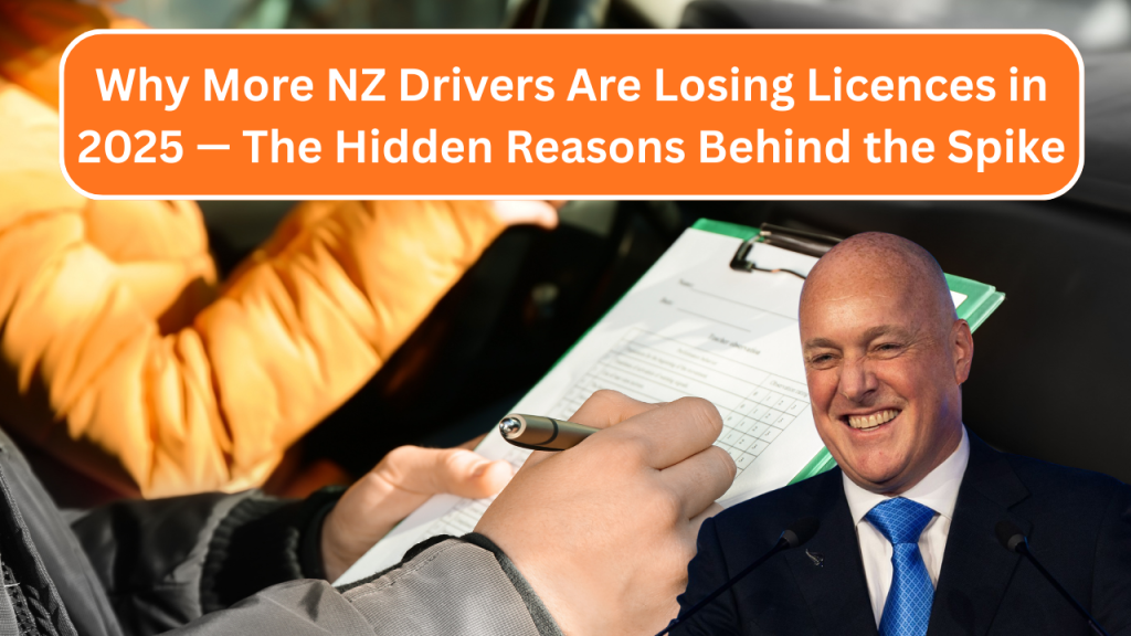 Why More NZ Drivers Are Losing Licences in 2025 — The Hidden Reasons Behind the Spike