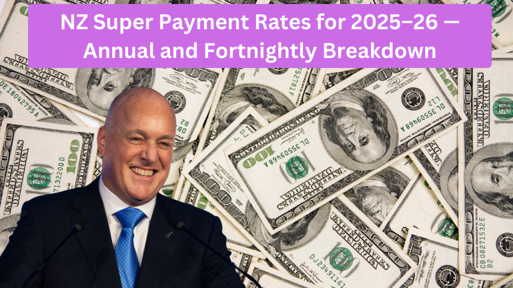 NZ Super Payment Rates for 2025–26 — Annual and Fortnightly Breakdown