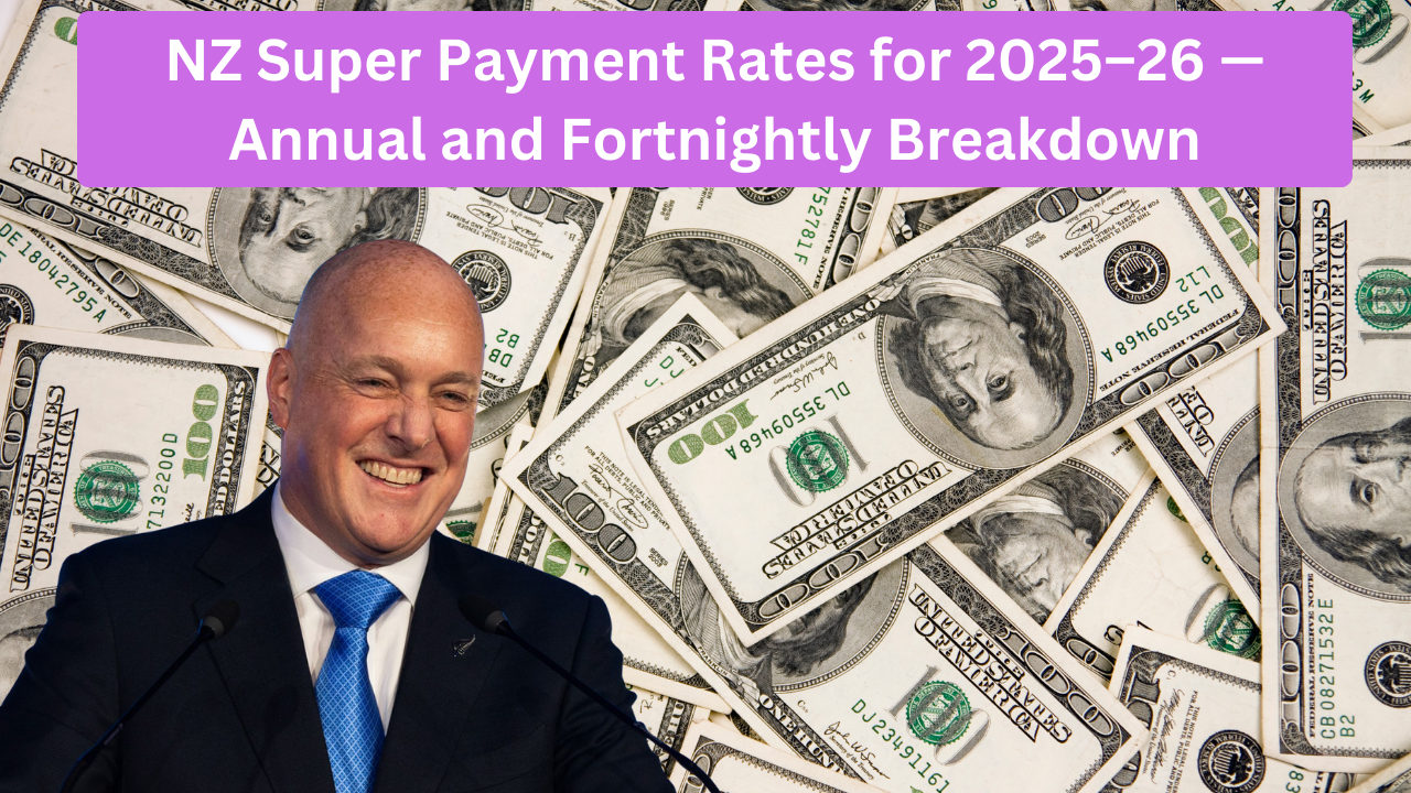 NZ Super Payment Rates for 2025–26 — Annual and Fortnightly Breakdown