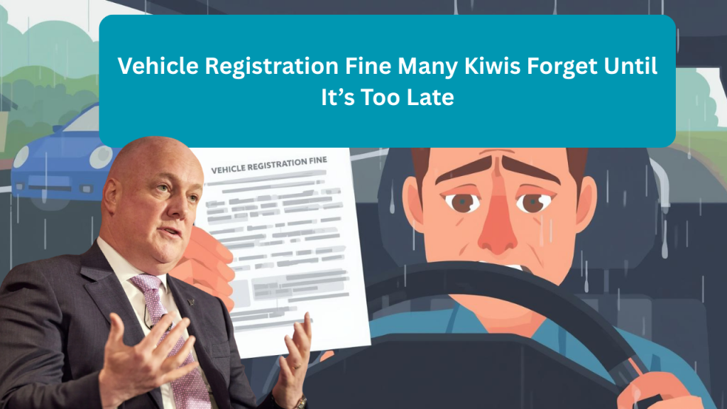 Vehicle Registration Fine Many Kiwis Forget Until It’s Too Late